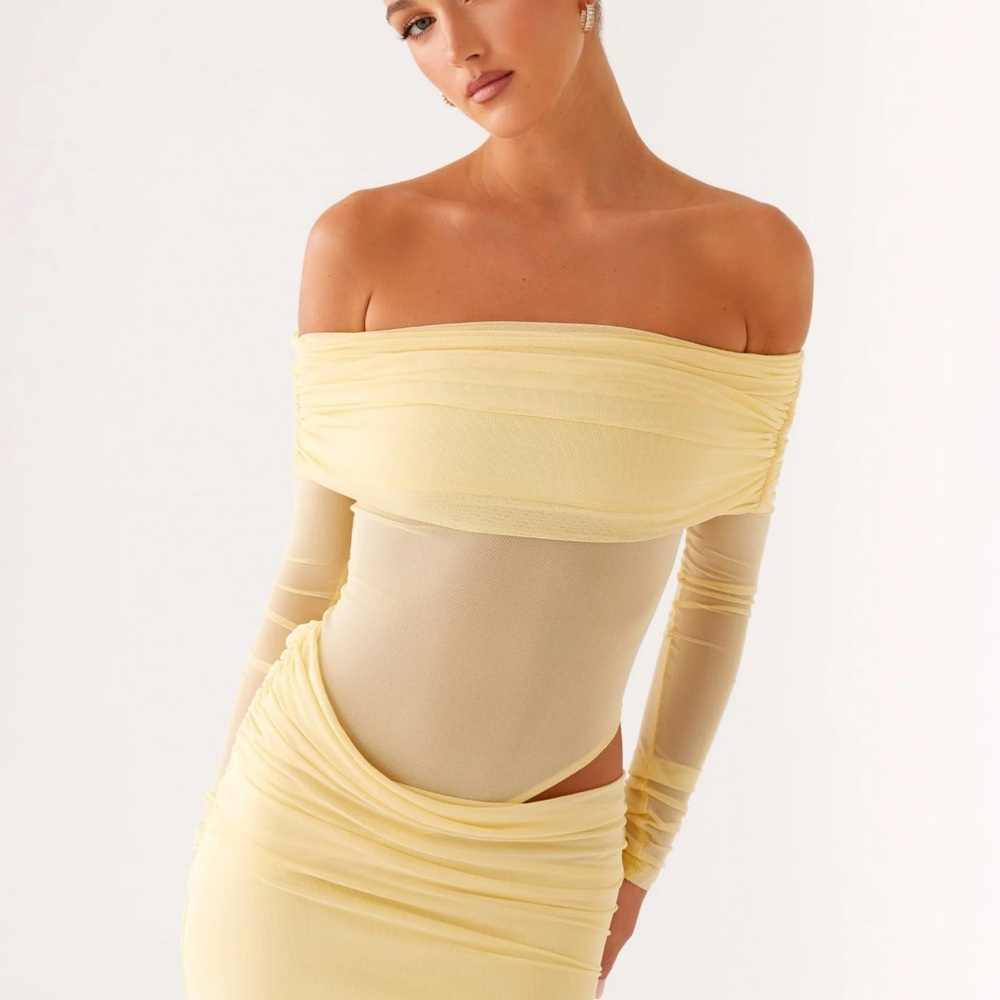 Peppermayo Soft Yellow Fabric